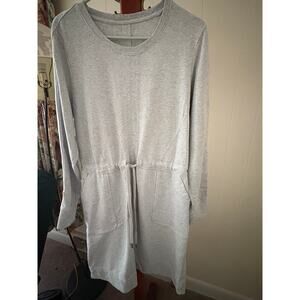Athleta Heather Gray Athletic Dress Sz Large